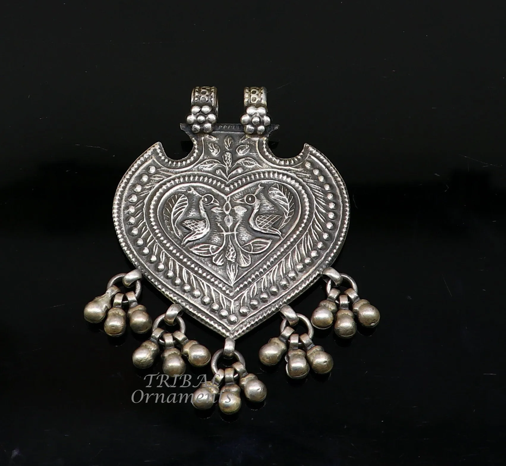 925 sterling silver handmade vintage peacock design pendant, excellent pendant ethnic tribal jewelry wedding parties jewelry nsp556