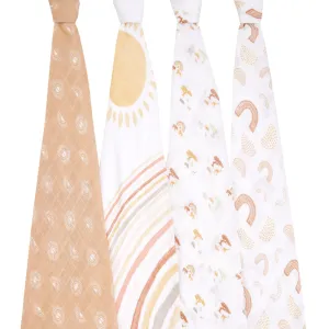 Aden   Anais Classic 4-Pack Muslin Swaddles - Keep Rising