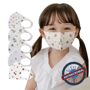Antimicrobial Toddler (2-3 Years Old) Reusable 3D Mask BBN1001 (14 Designs)