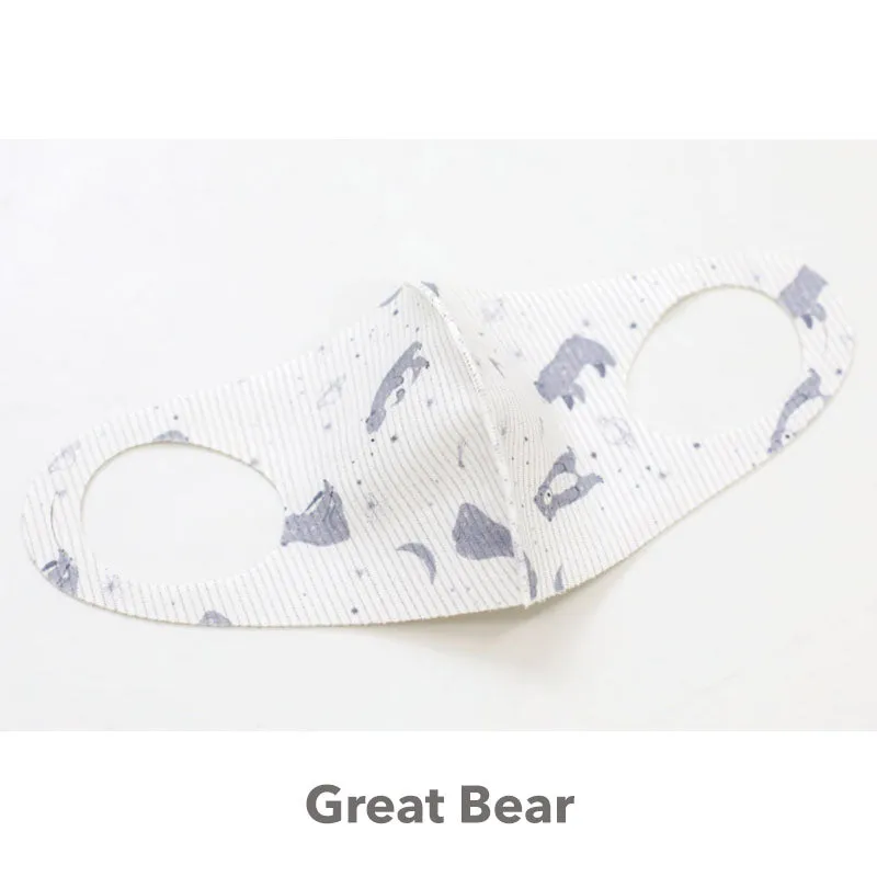 Antimicrobial Toddler (2-3 Years Old) Reusable 3D Mask BBN1001 (14 Designs)