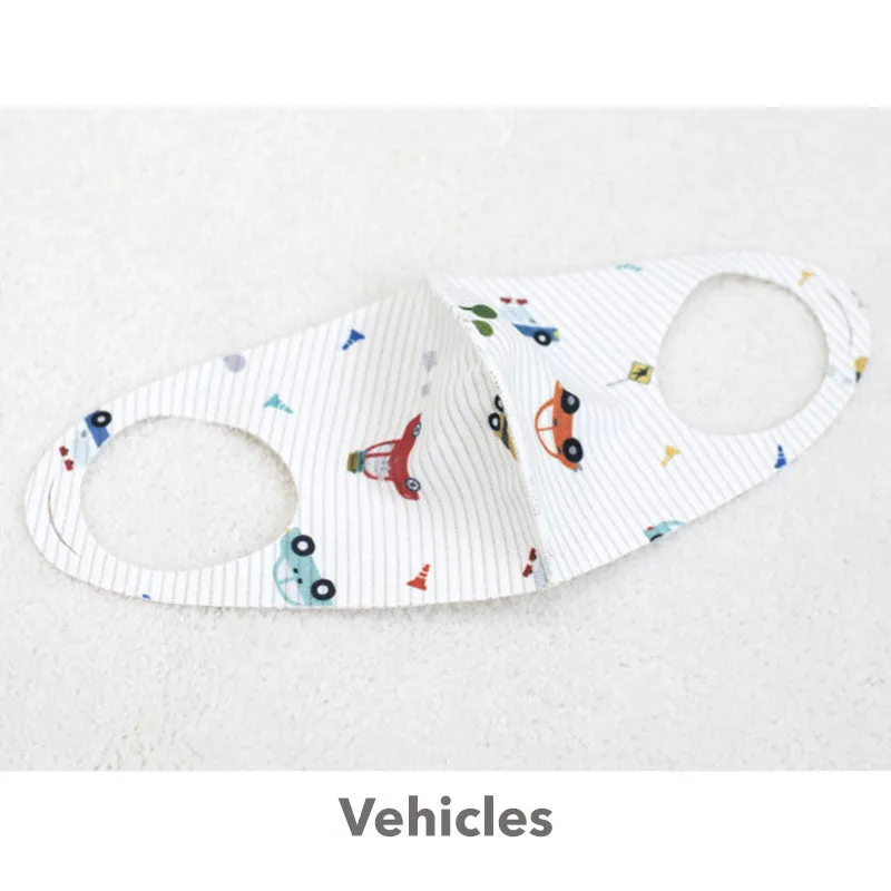 Antimicrobial Toddler (2-3 Years Old) Reusable 3D Mask BBN1001 (14 Designs)