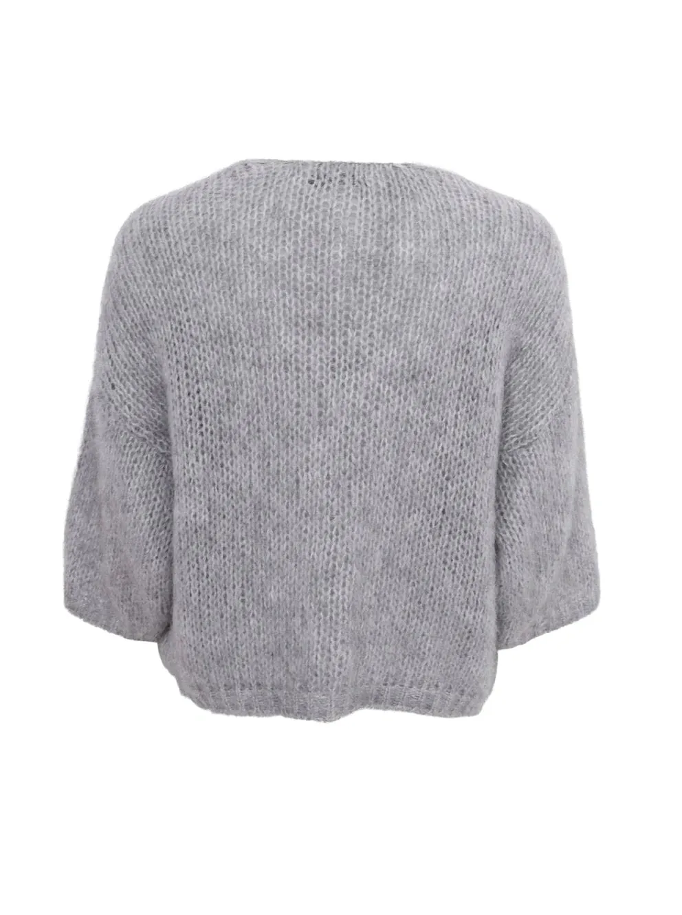 Bccasey Bow Cardigan Grey/Rose