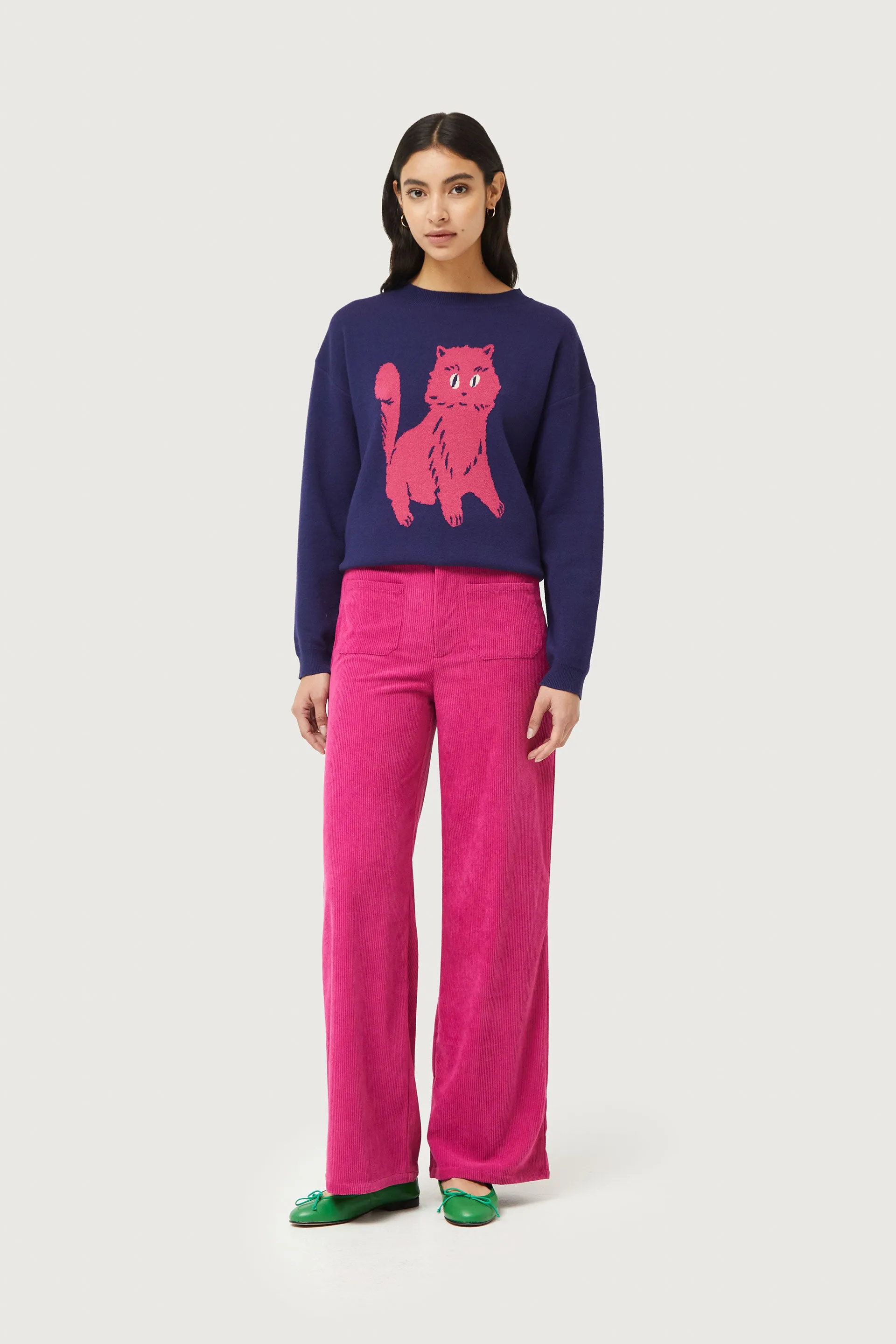 Cat Print Jumper