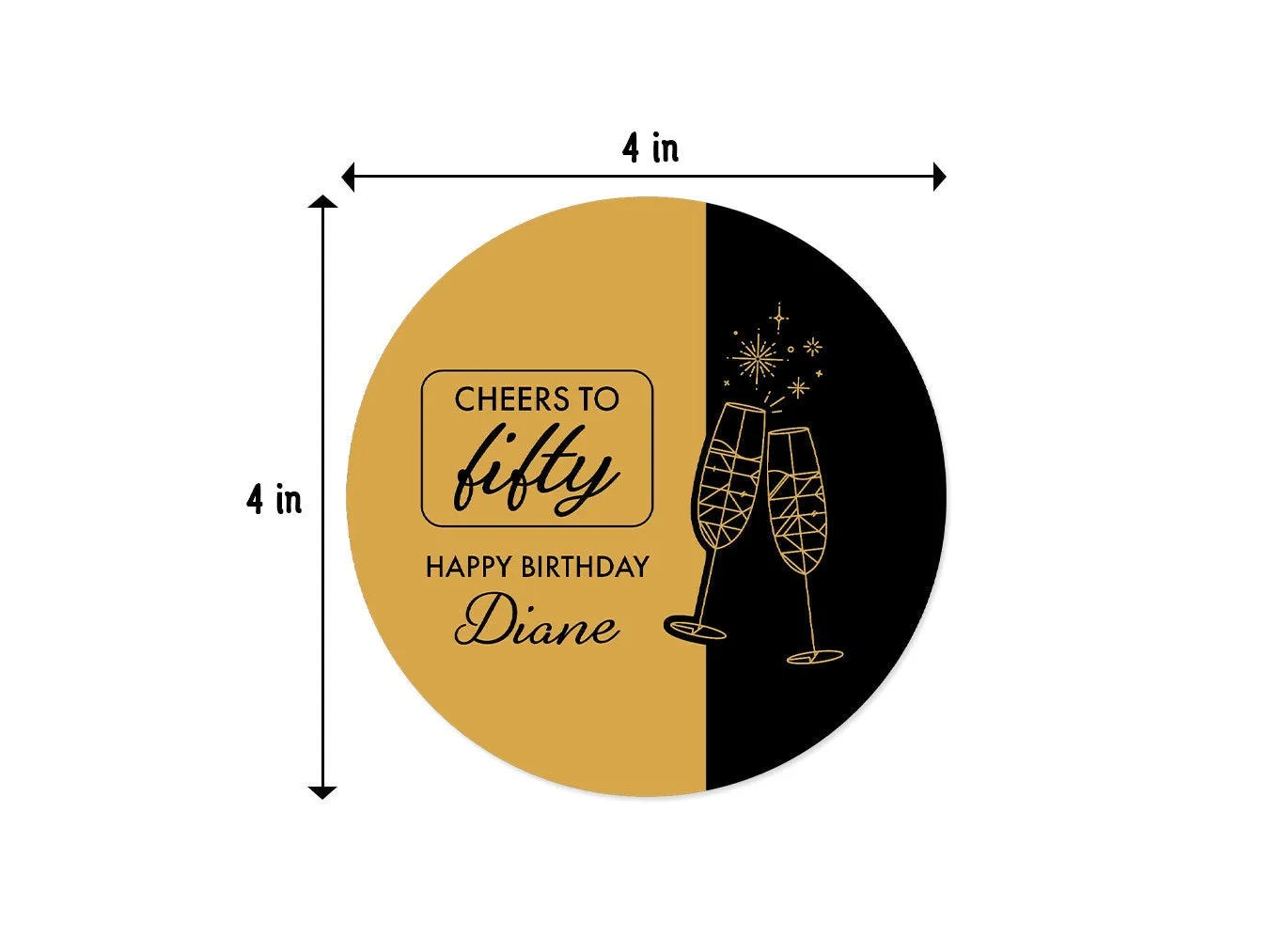 Cheers to Fifty Birthday Coasters