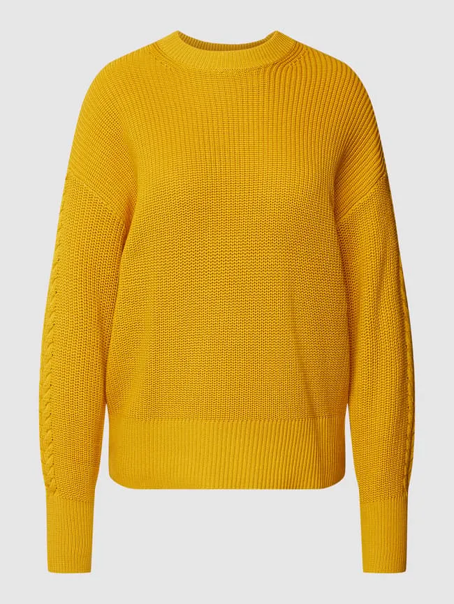 Christian Berg Knitted Crew Neck Sweater, Yellow