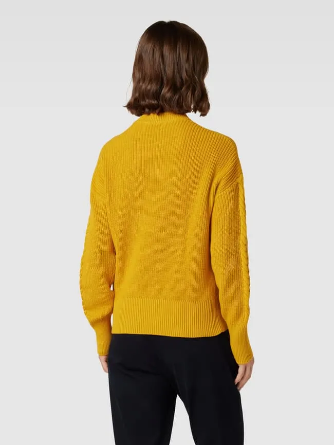Christian Berg Knitted Crew Neck Sweater, Yellow