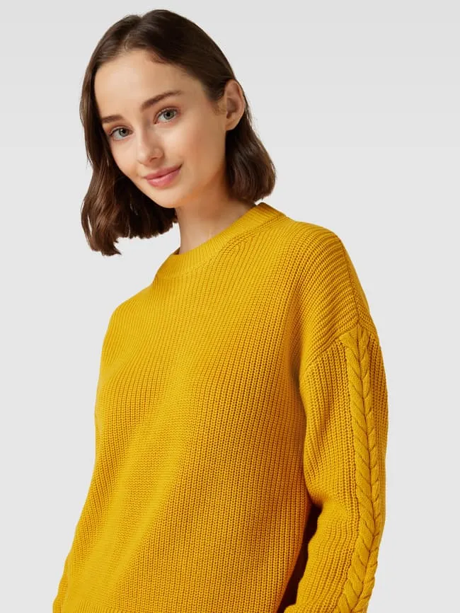 Christian Berg Knitted Crew Neck Sweater, Yellow