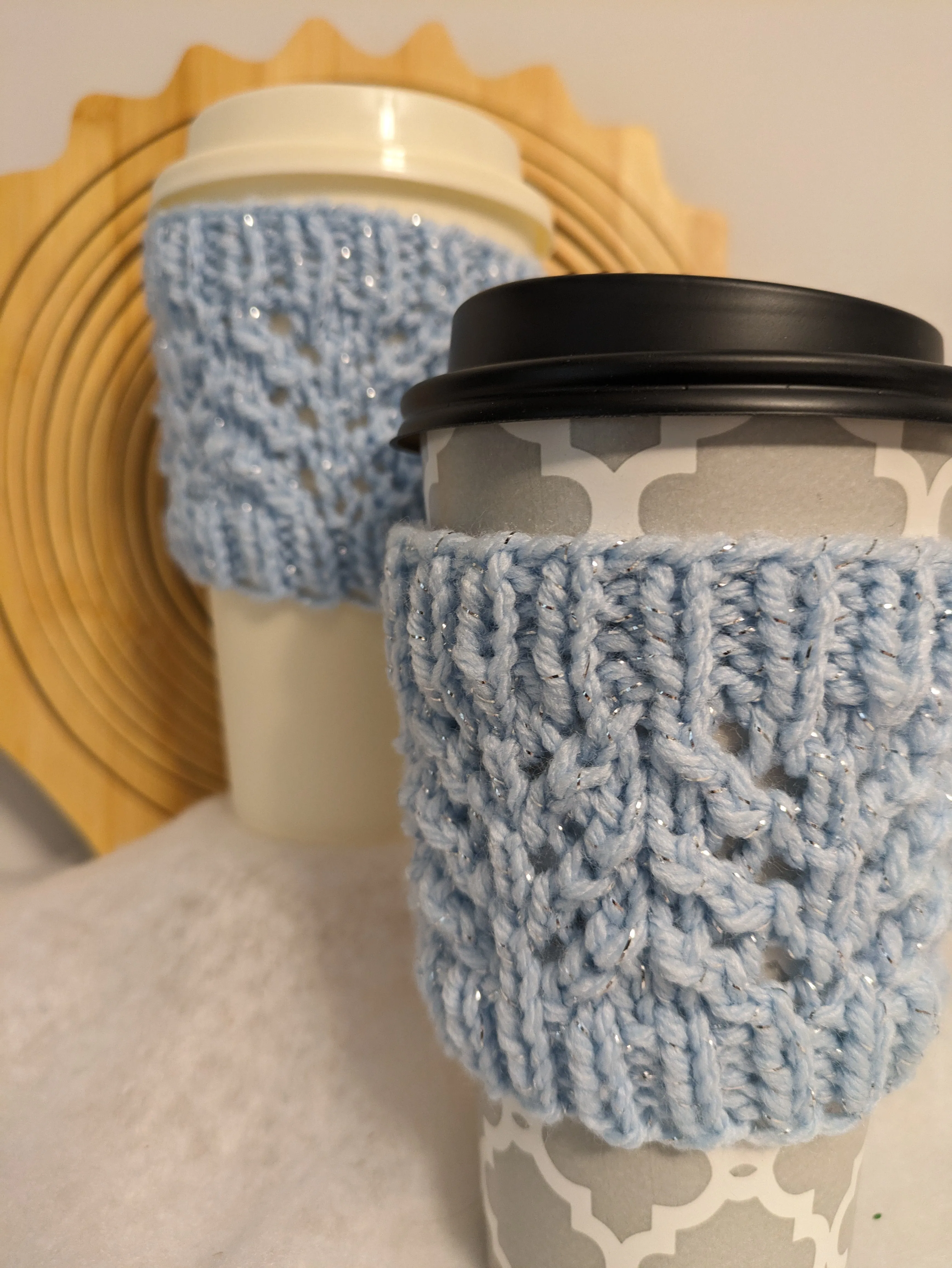 Cup Cuddler - Blue Ice - Lacey Style