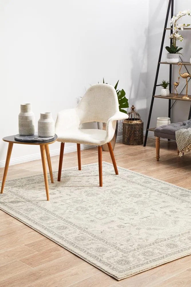 Esme Winter White Transitional Rug