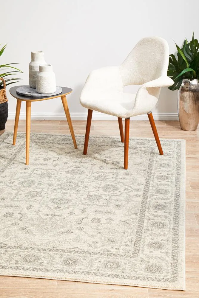 Esme Winter White Transitional Rug