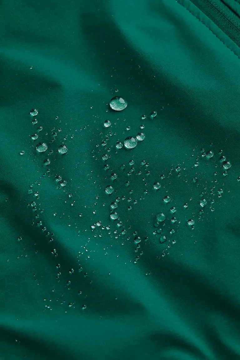 H&M running raincoat, forest green