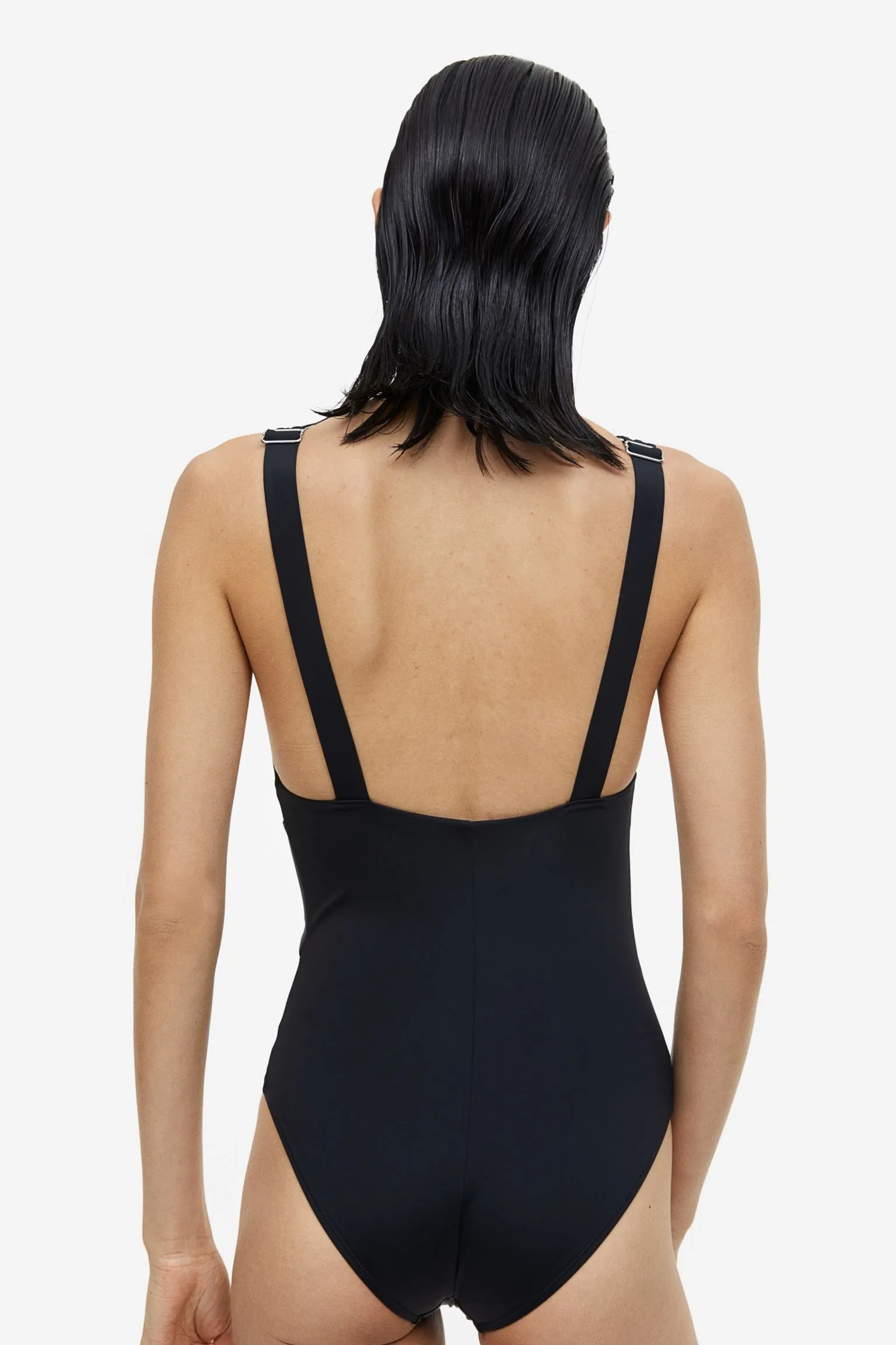 H&M Shaping swimsuit, black