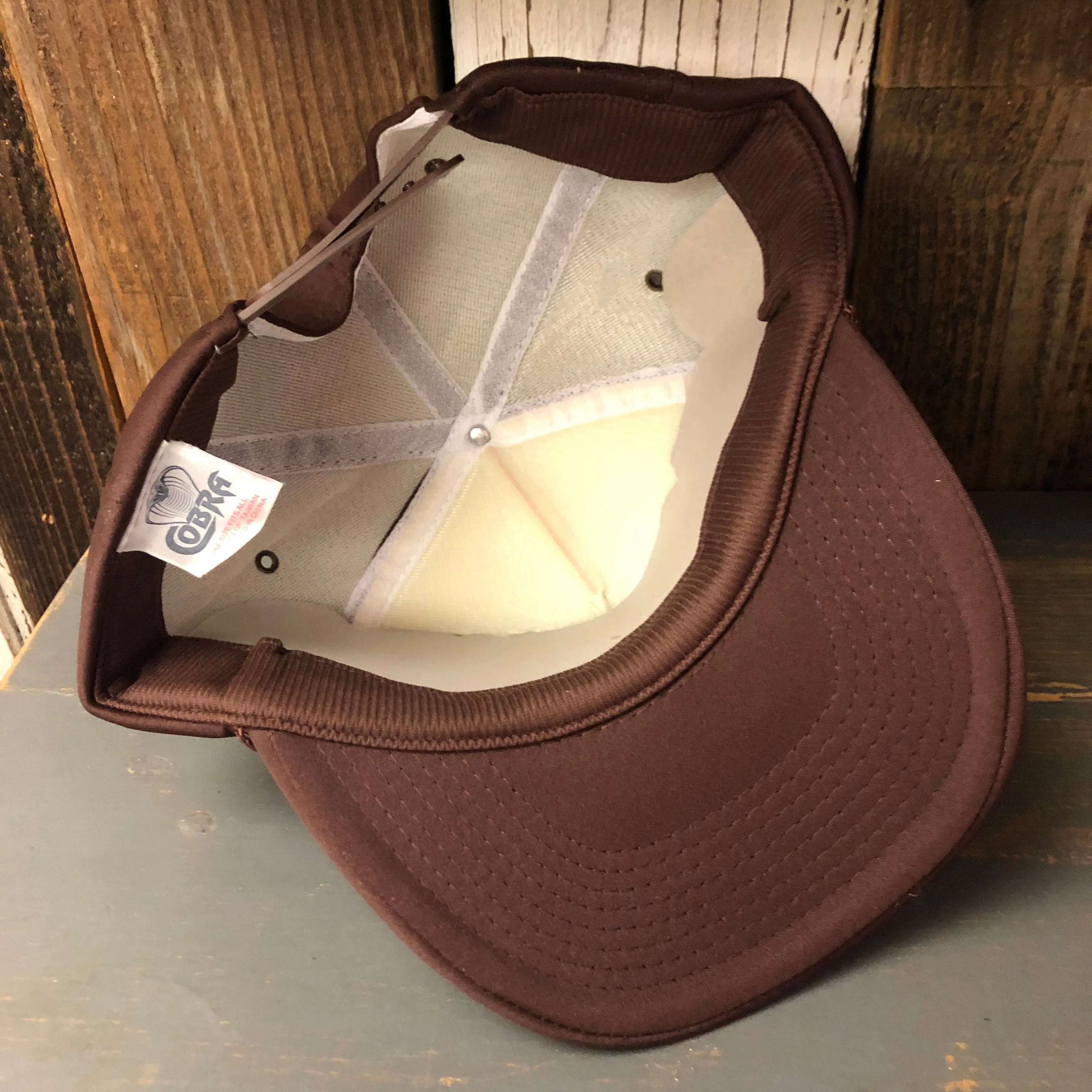 Hermosa Beach THE NEW STYLE Winter All Foam Cap Hat - Brown/Khaki/Brown