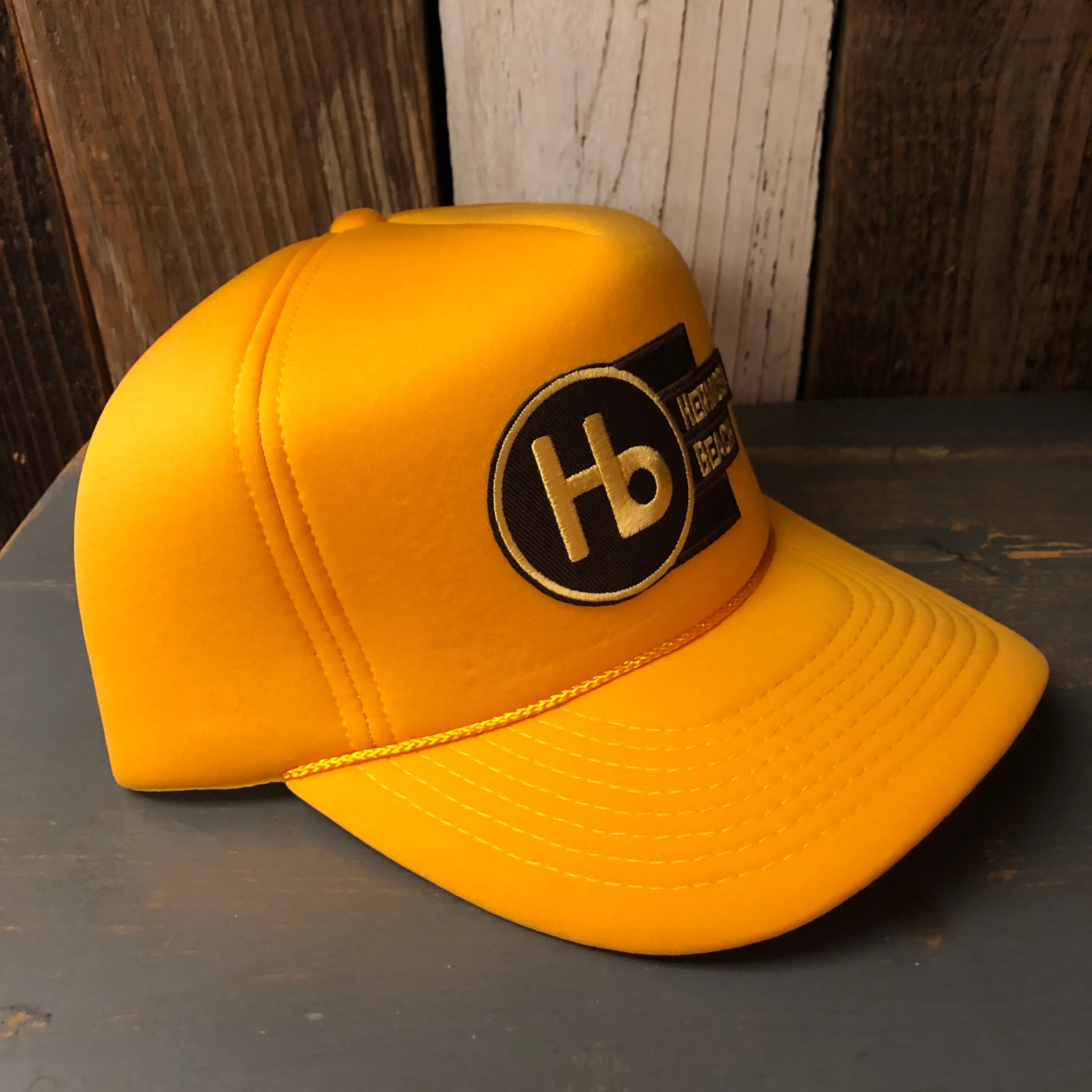 Hermosa Beach THE NEW STYLE Winter All Foam Cap Hat - Gold