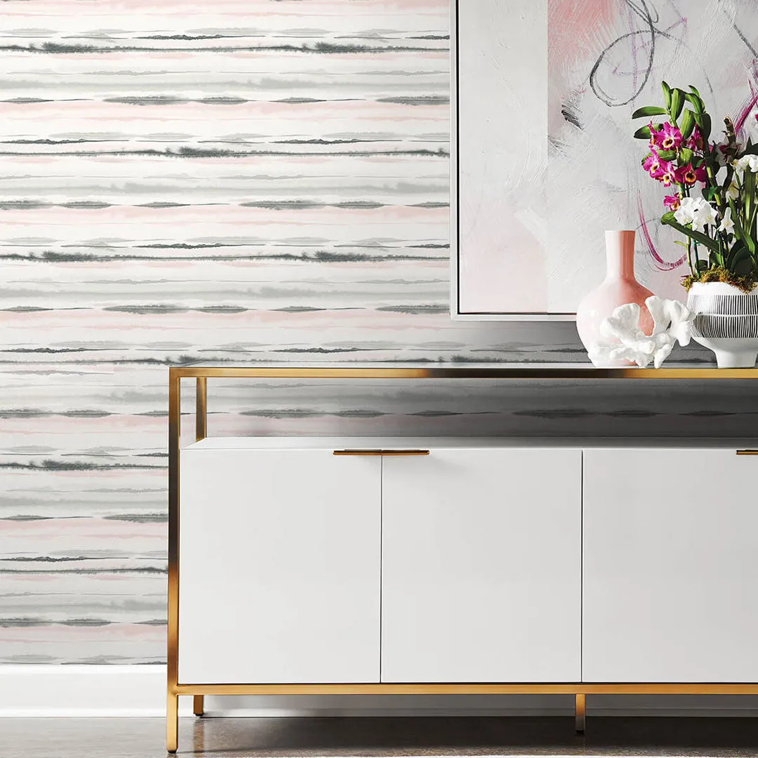 Horizon Stripe Peel-and-Stick Luxe Haven Wallpaper