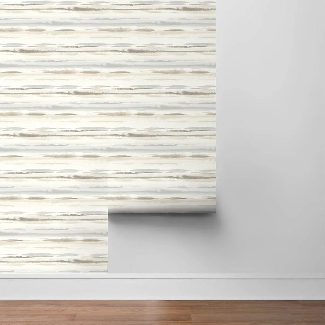Horizon Stripe Peel-and-Stick Luxe Haven Wallpaper
