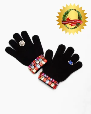Iced Skating Jeweled Gloves