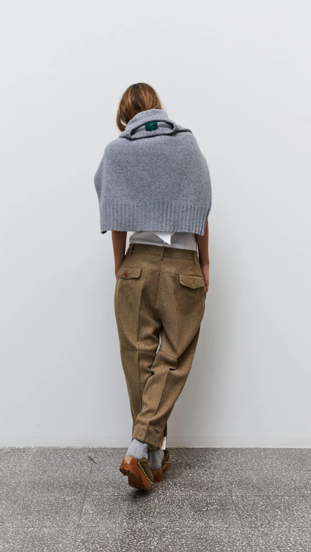 Jejia John Pants in White Chevron