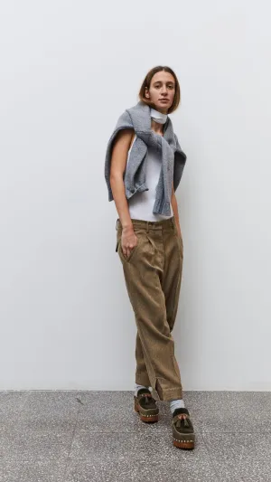 Jejia John Pants in White Chevron