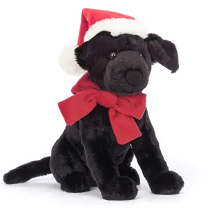 Jellycat - Winter Warmer Pippa Black Labrador - 9"