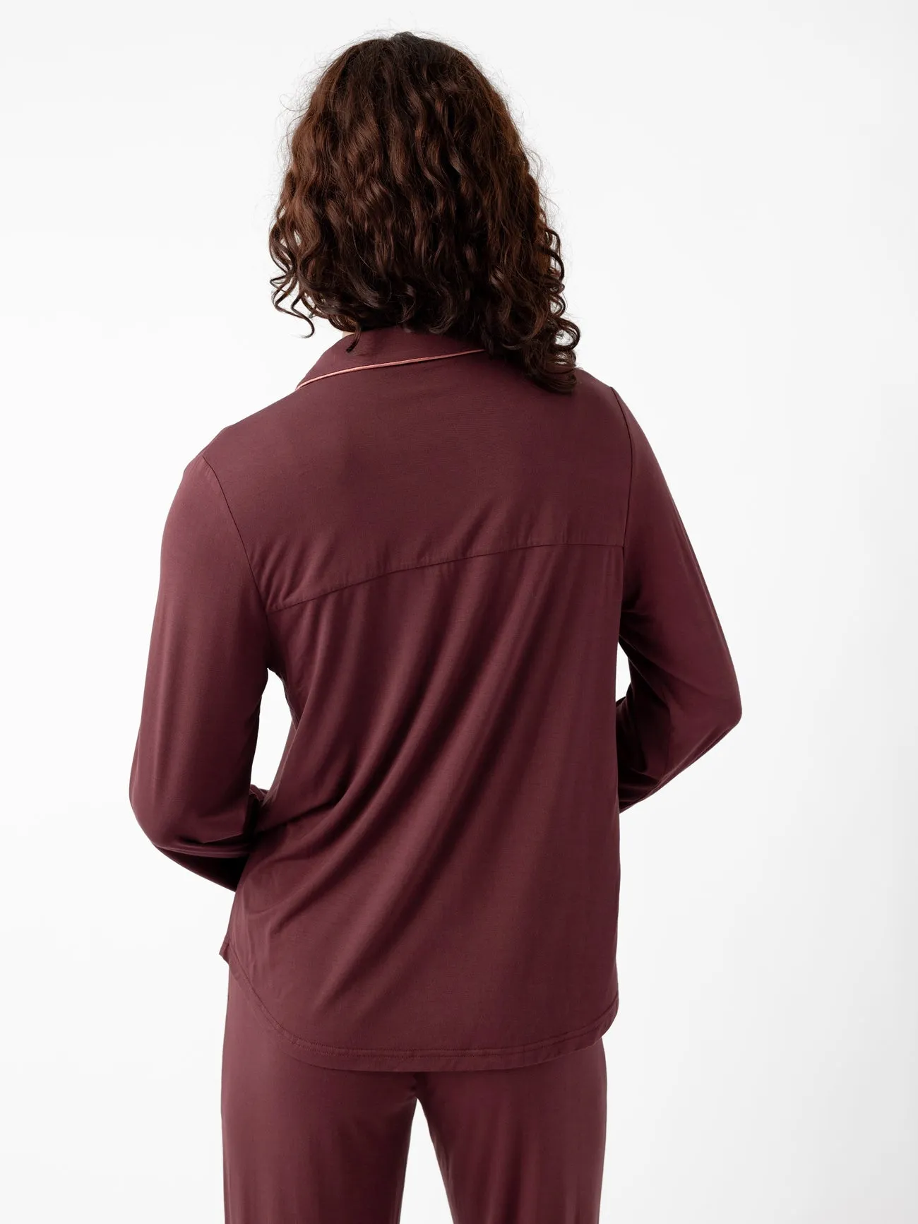 Last Chance Women's Bamboo Stretch-Knit Long Sleeve Pajama Top