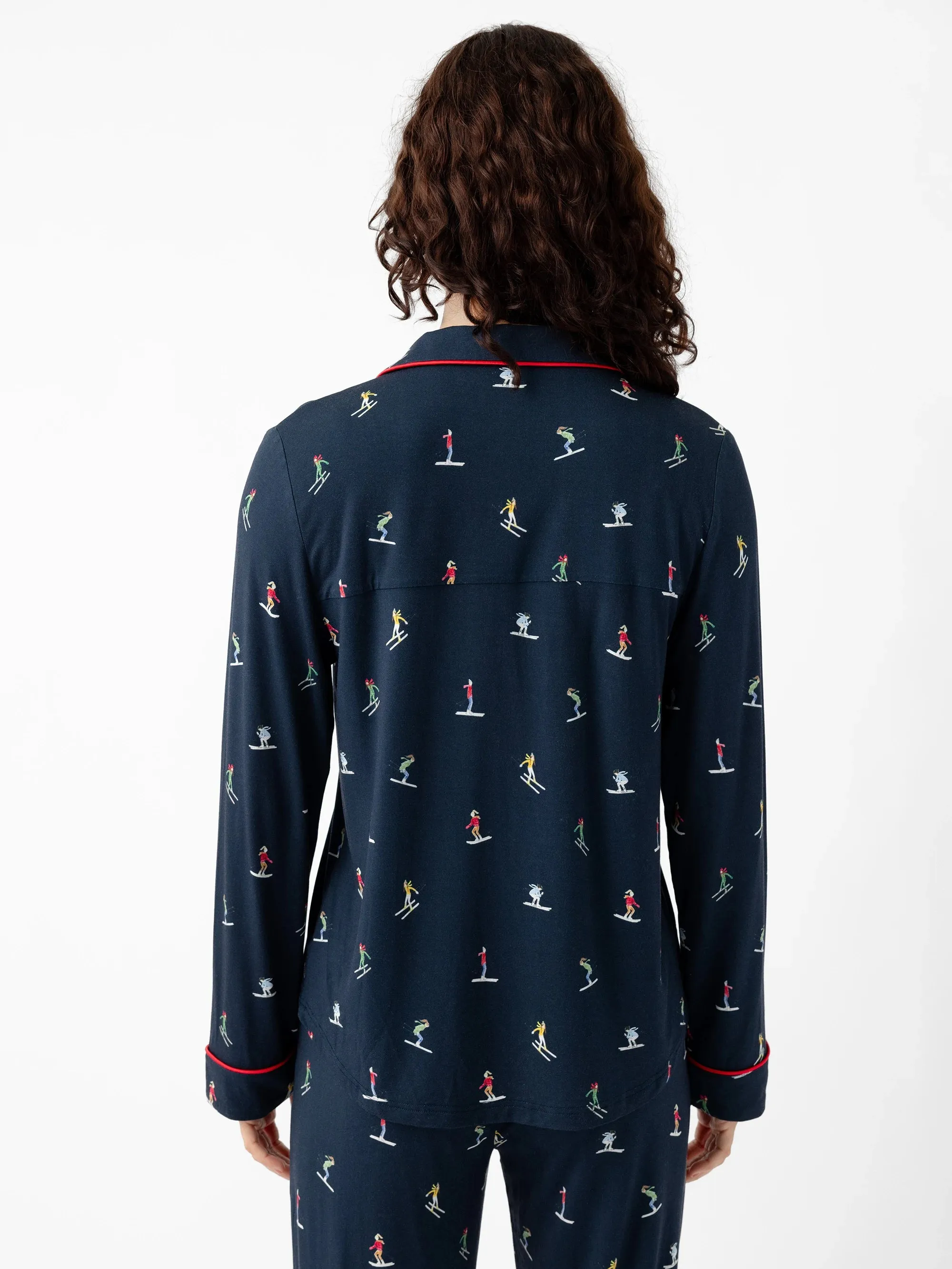 Last Chance Women's Bamboo Stretch-Knit Long Sleeve Pajama Top