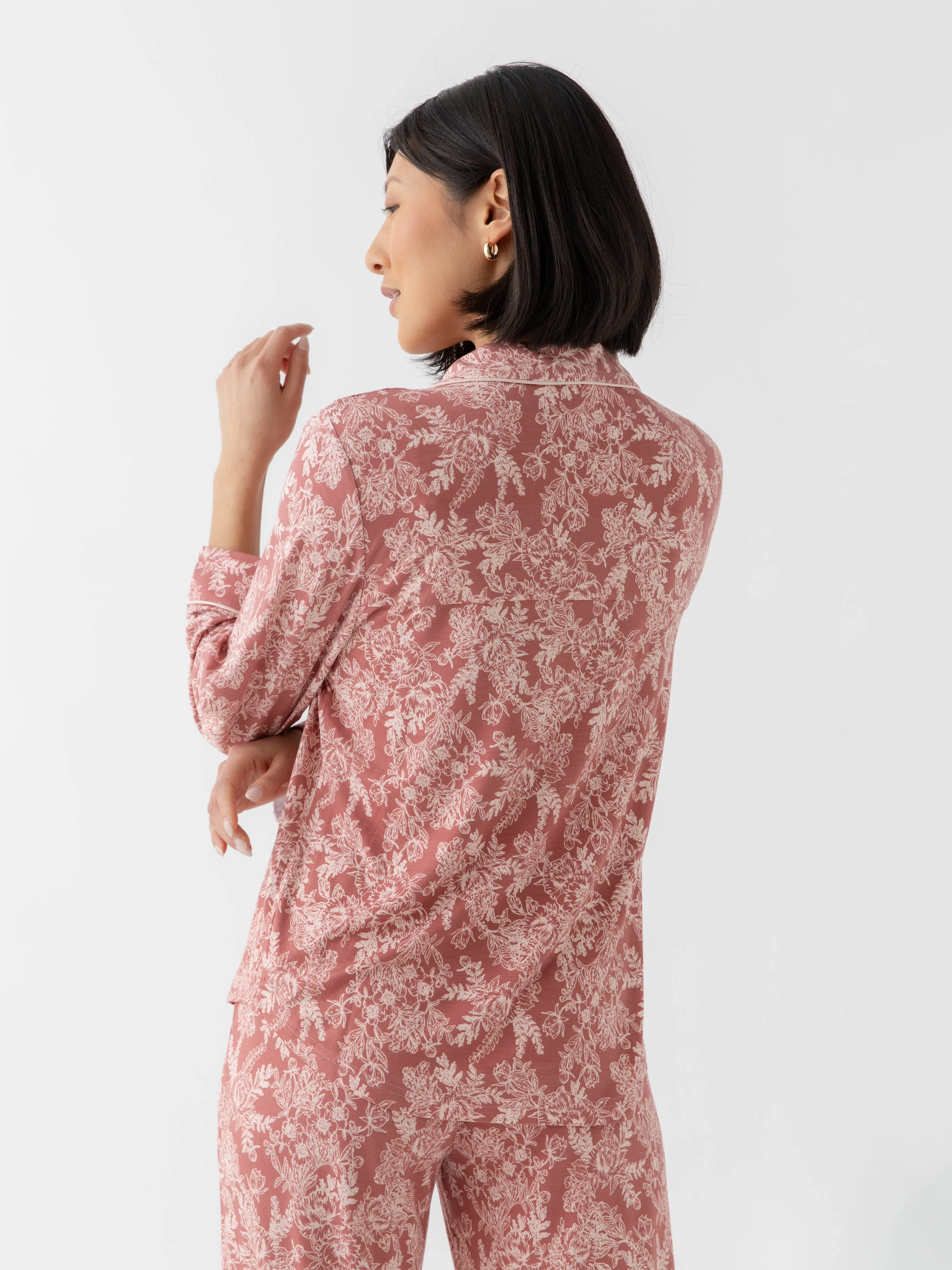 Last Chance Women's Bamboo Stretch-Knit Long Sleeve Pajama Top