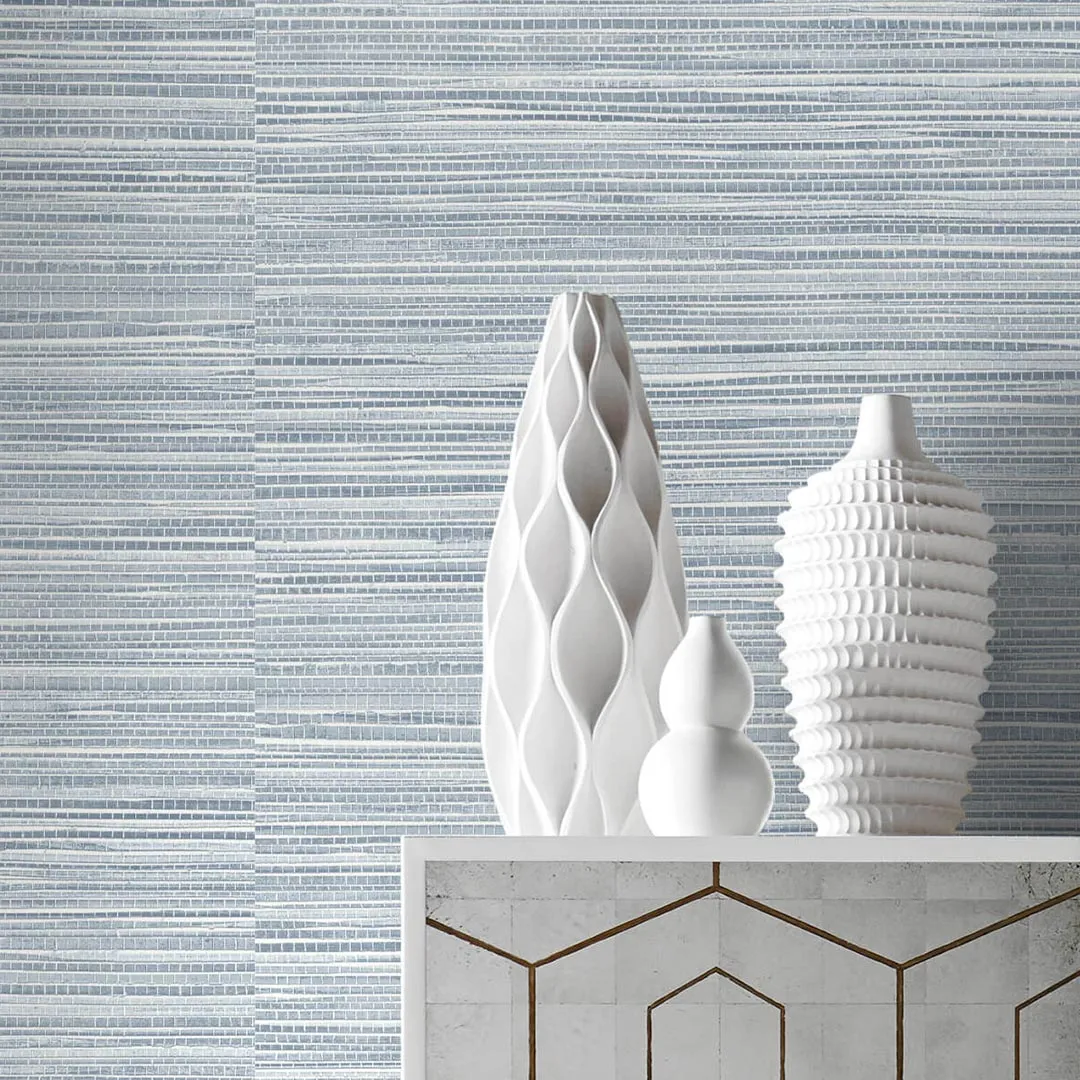Luxe Sisal Peel-and-Stick Luxe Haven Wallpaper