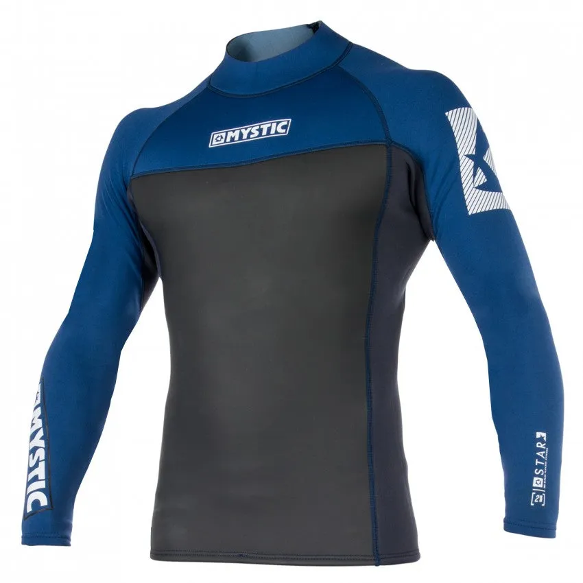 Mystic Star L/S Vest Navy Black 2mm