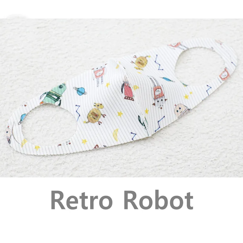 New Antimicrobial Toddler (2-3 Years Old) Reusable 3D Mask BBN1056 (12 Designs)