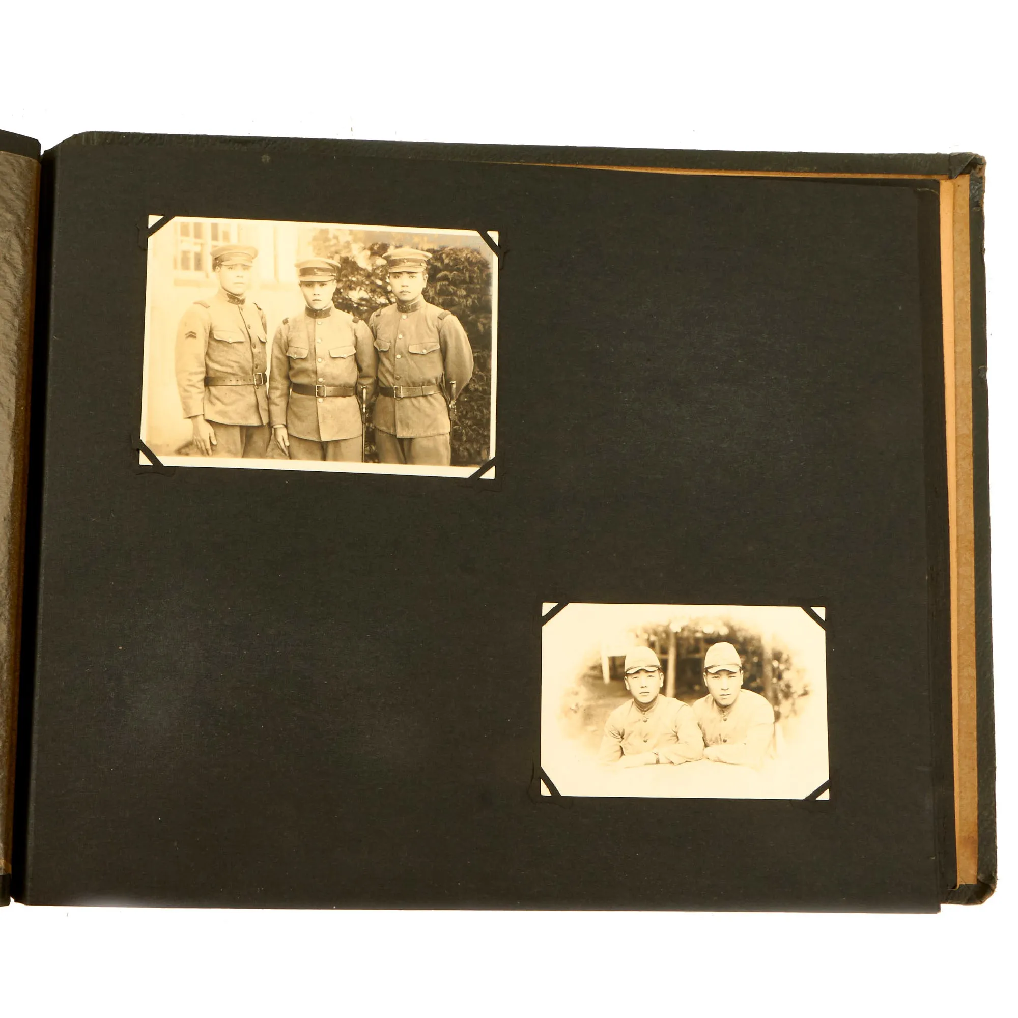 Original Japanese WWII Second Sino-Japanese War “China Incident Memorial” Personal Photo Album - 79 Pictures