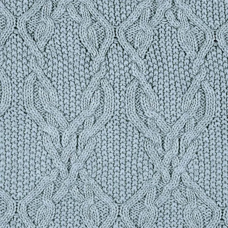Toshi Organic Knit Blanket Bowie Storm