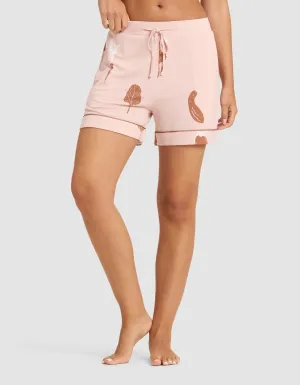 Women's Bamboo Stretch-Knit Pajama Short (Veggie)