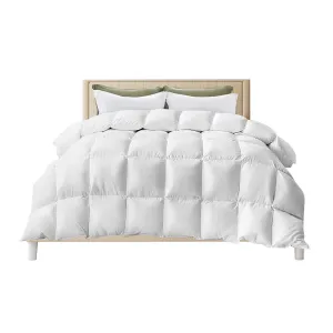 ZUNI Natural Bamboo Quilt 700GSM Duvet Doona Winter Summer Quilt King
