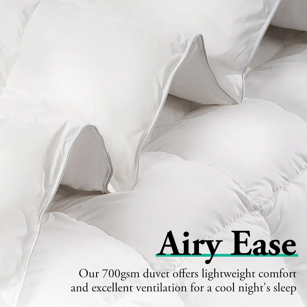 ZUNI Natural Bamboo Quilt 700GSM Duvet Doona Winter Summer Quilt King